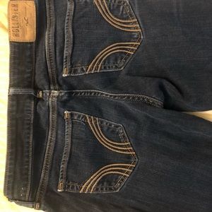Hollister Women’s Super Skinny Blue Jeans Size 3R 26x31 Dark Wash